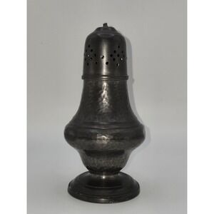 Vintage Pewter Sugar Shaker (Missing Point on‎ Top) 6"